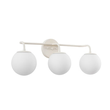 Louis Parisian Globe Metal/Frosted Glass Modern Contemporary LED Vanity